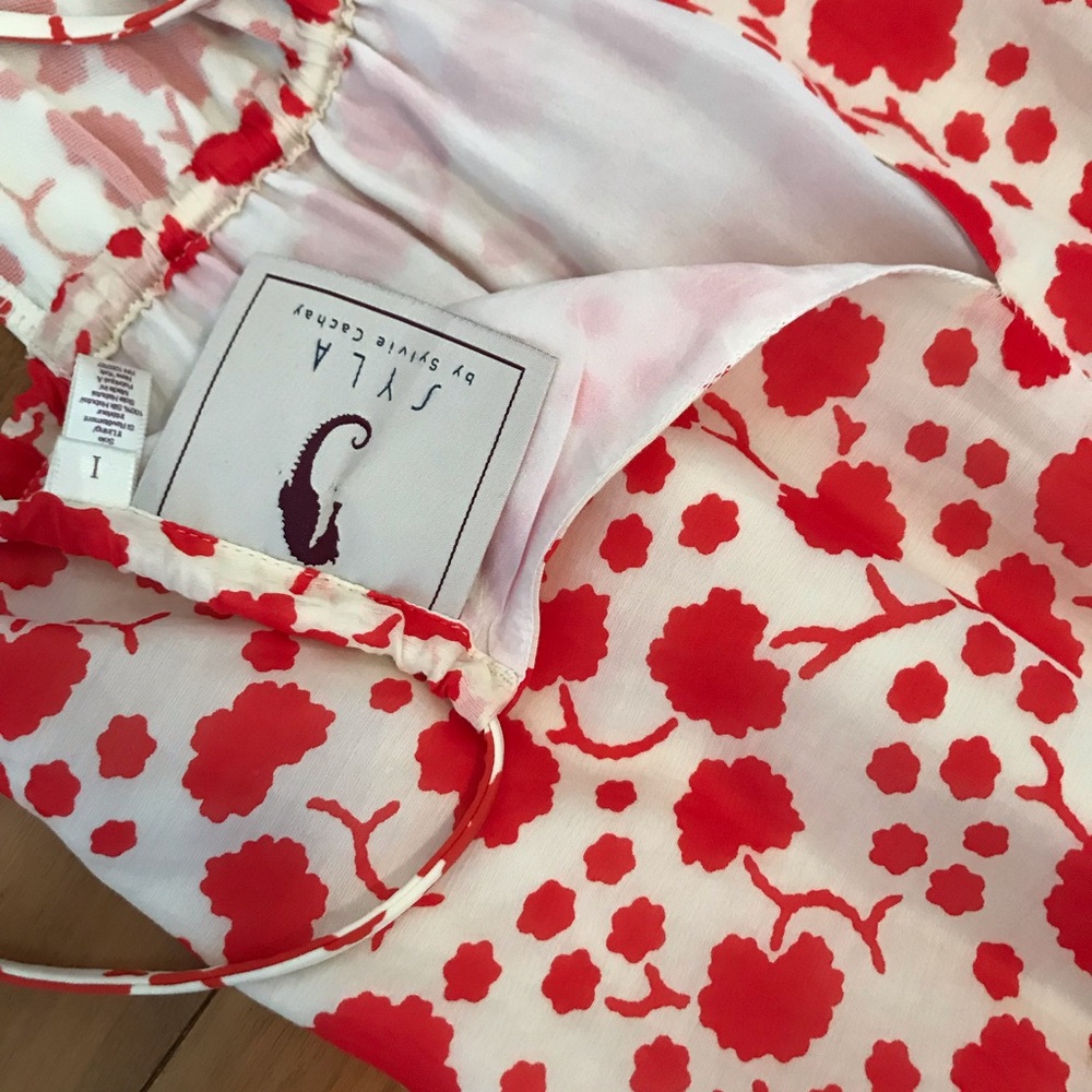 Syla by Sylvia Cachey Floral Halter Dress